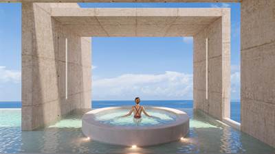 3 Bedroom Oceanfront Luxury Condo in Puerto Morelos