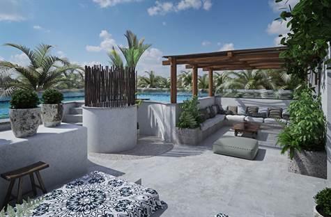 Exquisite Downtown Playa del Carmen Studio with Stunning Terrace