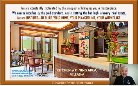 4. Kitchen & dining Area - Villa A (Sample)