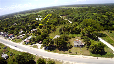 #8007 1.520 Acres Development Land with House Foundation in Ranchito Vlg, Corozal District, Belize