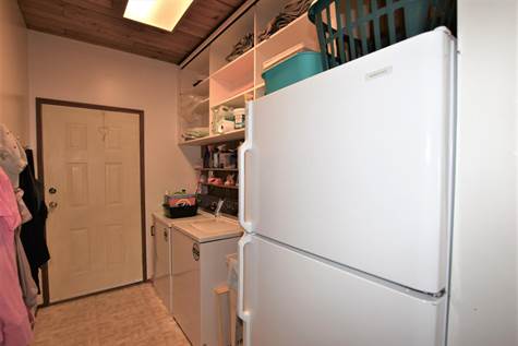 laundry room with door out to garage 
