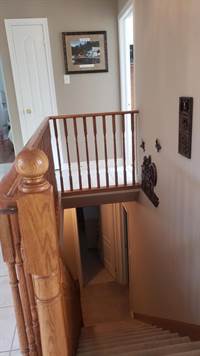 Stairs leading to In-law suite