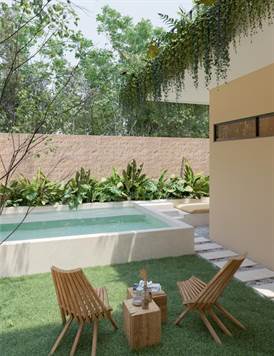 pool - 2 BR Penthouse with rooftop for sale in Tulum