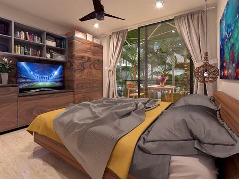 NEW CONDOS for sale in TULUM - view on the nature ROOM