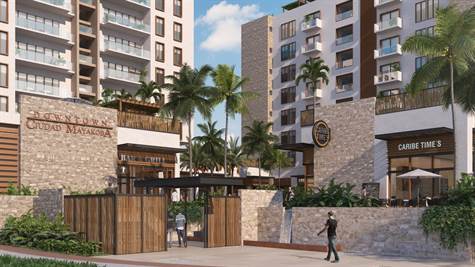 Entrance - commercial space with terrace for sale in Playa del Carmen