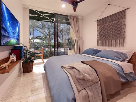 NEW CONDOS for sale in TULUM - view on the nature BEDROOM