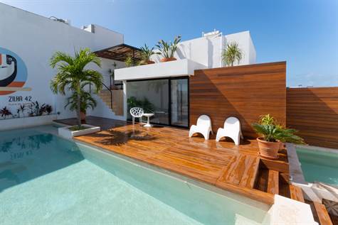High-End Furnished 2BR Penthouse for Sale in Playa del Carmen