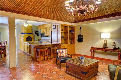 Living Area With Incredible Brick Cupula