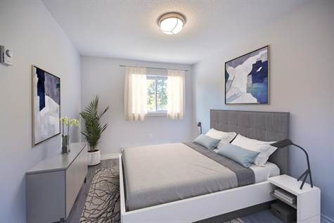 Virtually Staged Third Bedroom