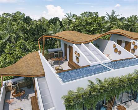 The best eco-chic studio for sale in the heart of Tulum