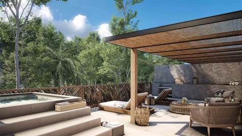 NEW STUDIOS AND APARTMENTS FOR SALE IN TULUM - TERRAZA