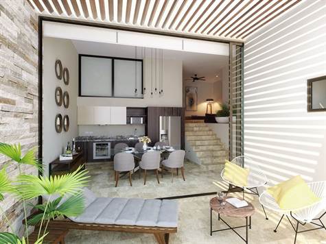 New apartments for sale in Playa del Carmen living room