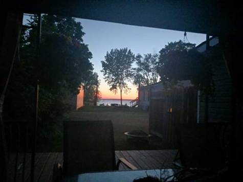 A different sunset every night from your back deck. 