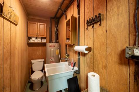 stable restroom located near indoor ring