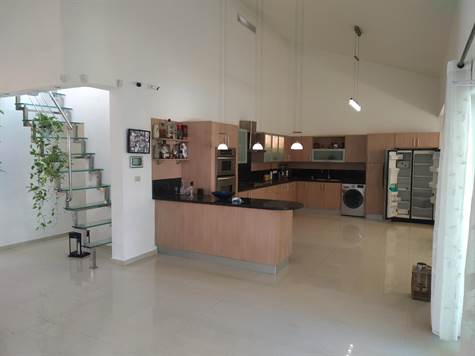 kitchen with open floorplan