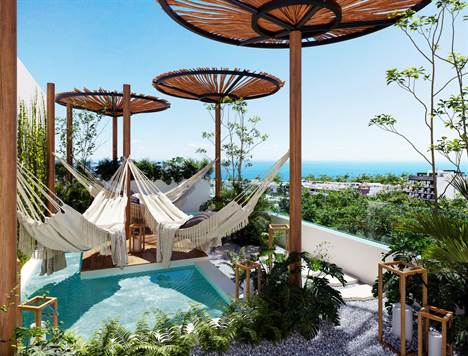Playa del Carmen -Real Estate Impressive studio 2 blocks from the beach for sale in Playa del Carmen 