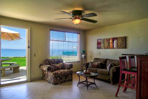 Casita Living Room Area with Ocean Views