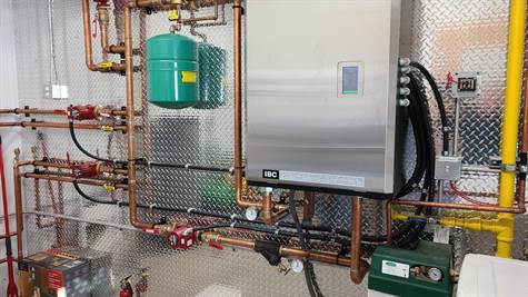 Lien-to Boiler system for infloor heat