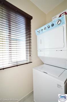 laundry area off kitchen
