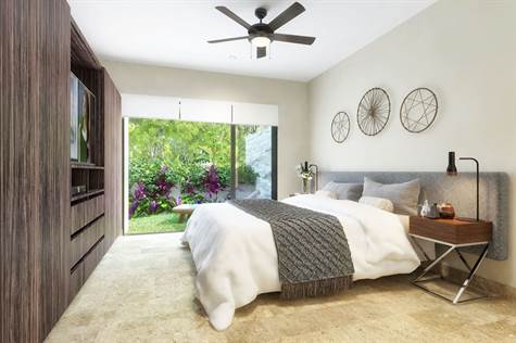 New apartments for sale in Playa del Carmen bedroom