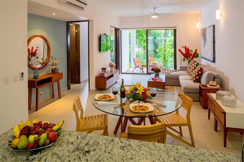 LUXURIOUS condo for sale in AKUMAL LIVING ROOM
