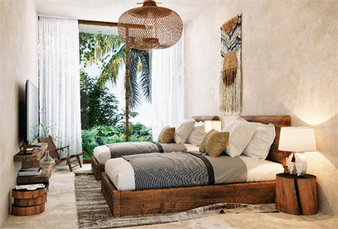 LUXURIOUS penthouse for sale in TULUM BEDROOM