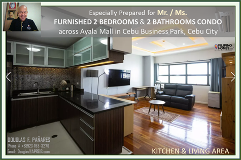 1. Furnished 2 bedrooms condo