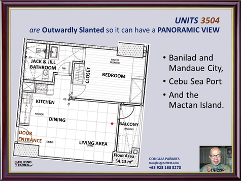 24. Unit 3504 - view of Banilad and Mandaue City