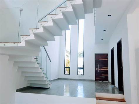 House for sale Playa del Carmen stairs which leads to the second floor