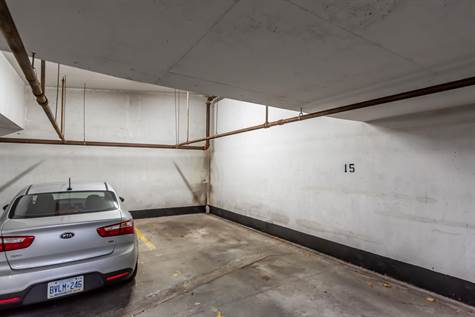 Two parking spaces underground