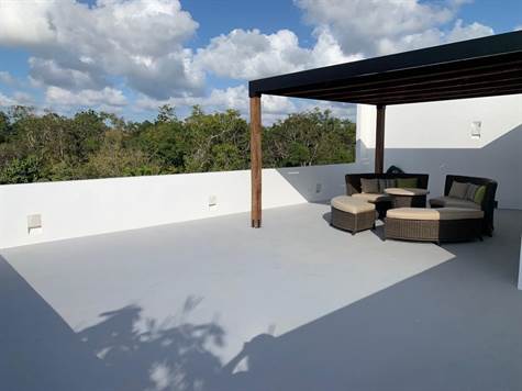 White Condos Tulum 2 bedroom penthouse for sale
