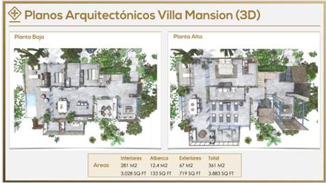 VILLA MANSION WITH 4 BR AND 4 BT IN TULUM