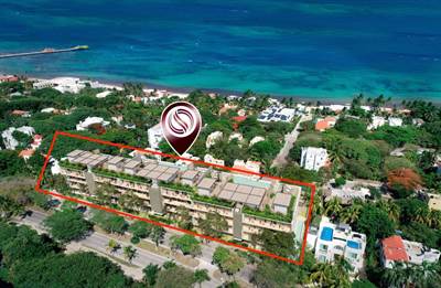 Ocean view infinity pool, 150 meters from the beach,  condo for sale, Playa del Carmen, Suite DPC275, Playa del Carmen, Quintana Roo