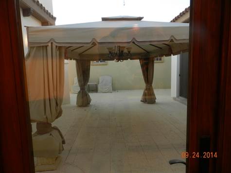 Tented Patio off Entry Hall