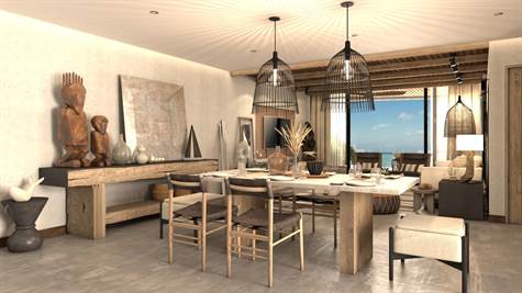 Magnificent Beach Front Residence for Sale in Tulum 