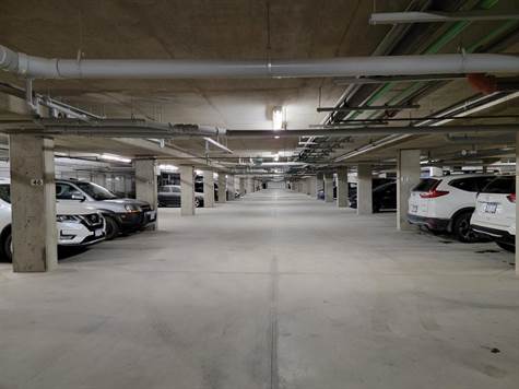 Heated underground parking