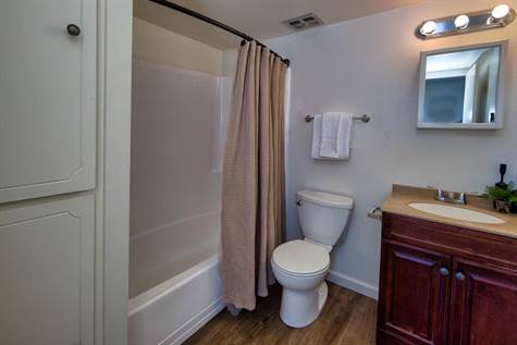 One of 2 Bathrooms per side