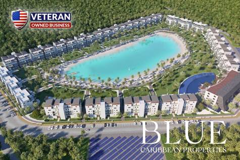 PUNTA CANA REAL ESTATE EXCLUSIVE CONDOS - PRIVATE BEACH BY CRYSTAL LAGOON - DOWNTOWN