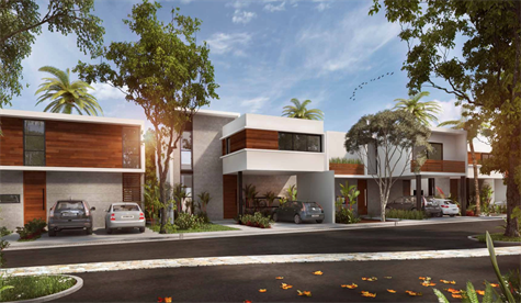 HOUSE ON 3 FLOORS FOR SALE WITH SECURITY PLAYA DEL CARMEN - BUILDING