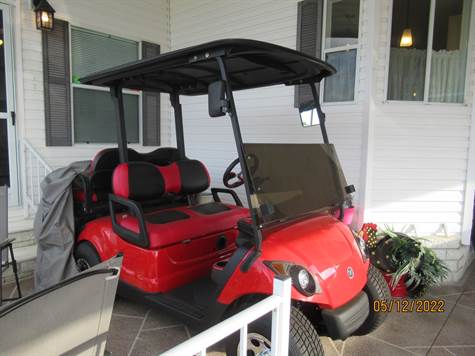 New Golf cart included