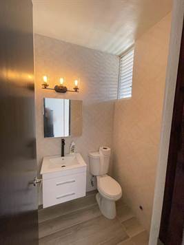 Modernly remodeled bathrooms