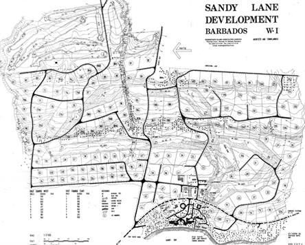 Sandy Lane Map