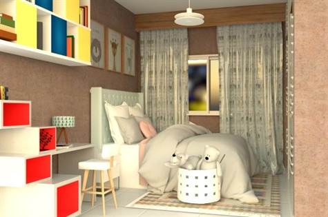Bedroom 3 of 3 rendering idea