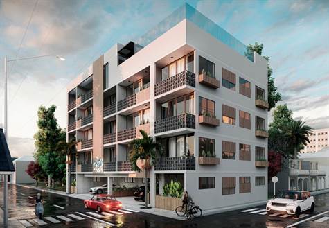 lateral view - Avant-Garde Penthouse for sale in Playa del Carmen