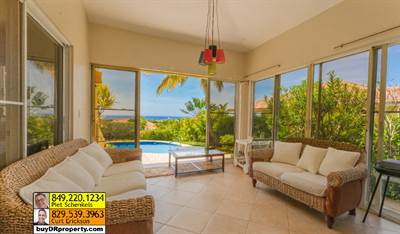 Comfortable & Charming 2-Bedroom Villa with Outstanding Panoramic Ocean View, Suite 5496, Sosua, Puerto Plata