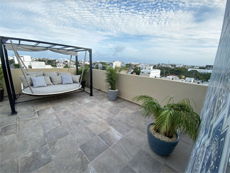 APARTMENTS AND PENTHOUSE FOR SALE IN PLAYA DEL CARMEN ROOFTOP 1