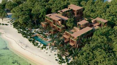 Beachfront condo with 2  pools  and private beach club, luxury amenities in Tankah, Tulum., Suite MLS-DTU270, Tulum, Quintana Roo