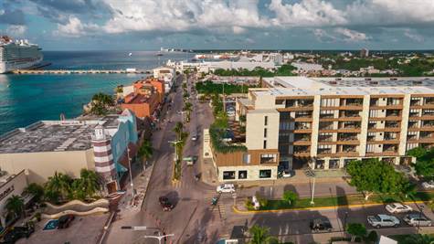 aerial view - condo with terrace for sale in Cozumel