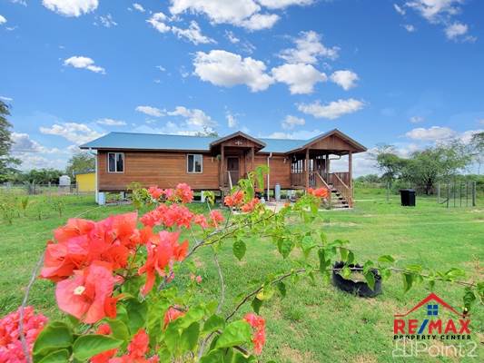 #4046 - Belizean Hardwood Two Bedroom Home with Room for Gardening - San Ignacio Town, Cayo