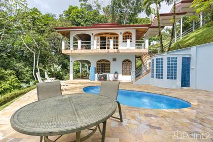 Casa ZigMar - Mountain and Partial Ocean View Home and Lot near Dominical - 1.3 Acres, Lagunas, Puntarenas